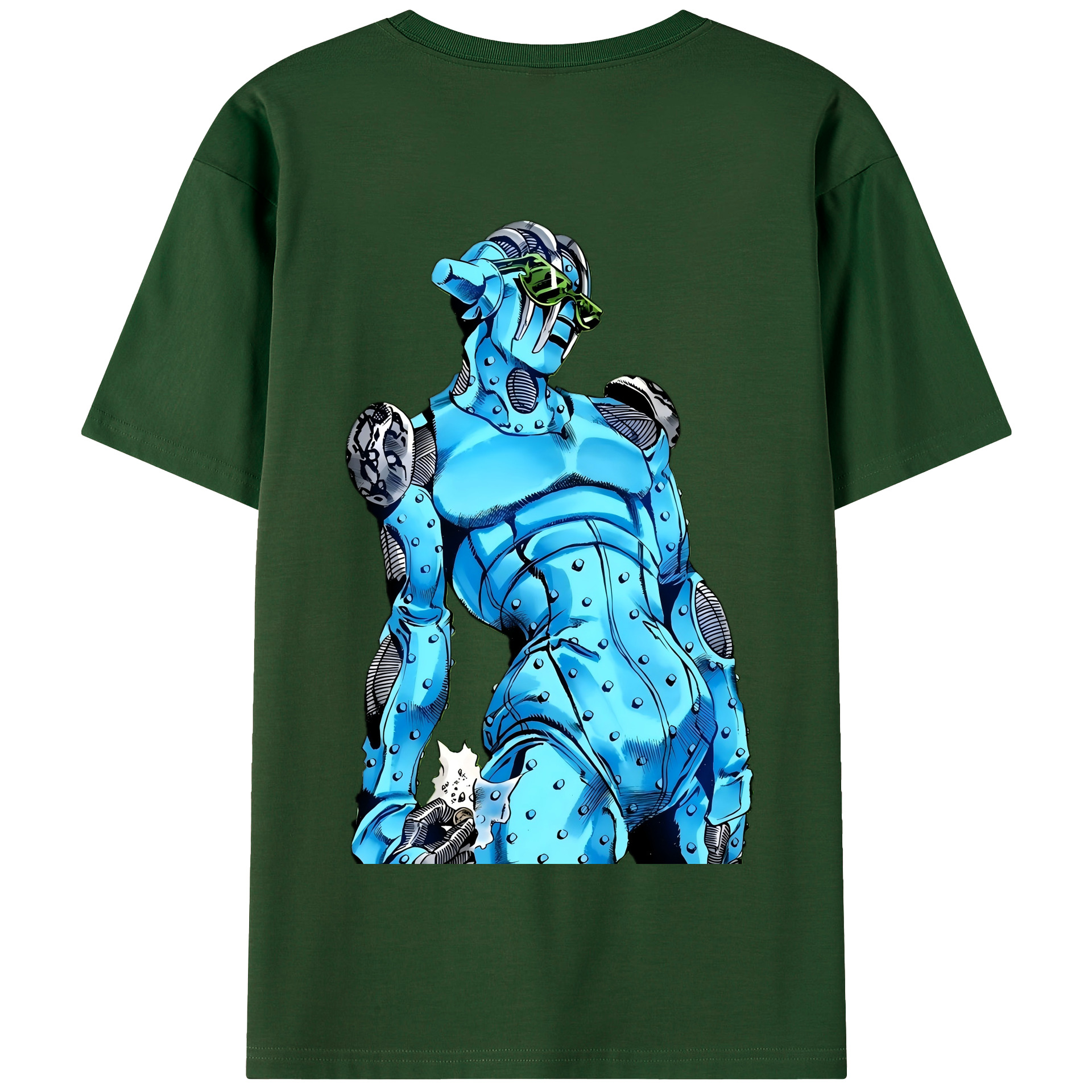 （画像用） ジョジョの奇妙な冒険 JoJo's Bizarre Adventure 綿100％半袖Tシャツ（背面プリント）